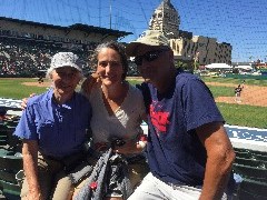 Dan Dorrough; Katherine (Kat) McDougal Wheeler McCandless; Kurt McCandless; Redwings Baseball Field- Rochester NY, NY